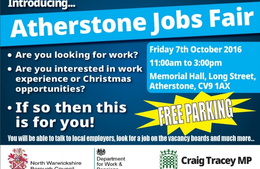 Atherstone Jobs Fair