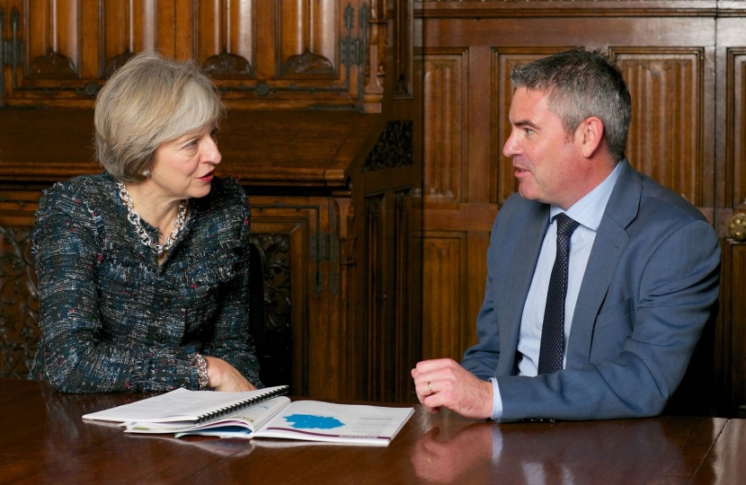 Craig with Mrs May