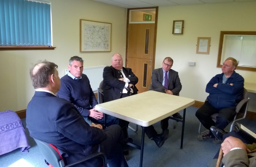 Craig brings then Minister Eric Pickles to discuss Daw Mill