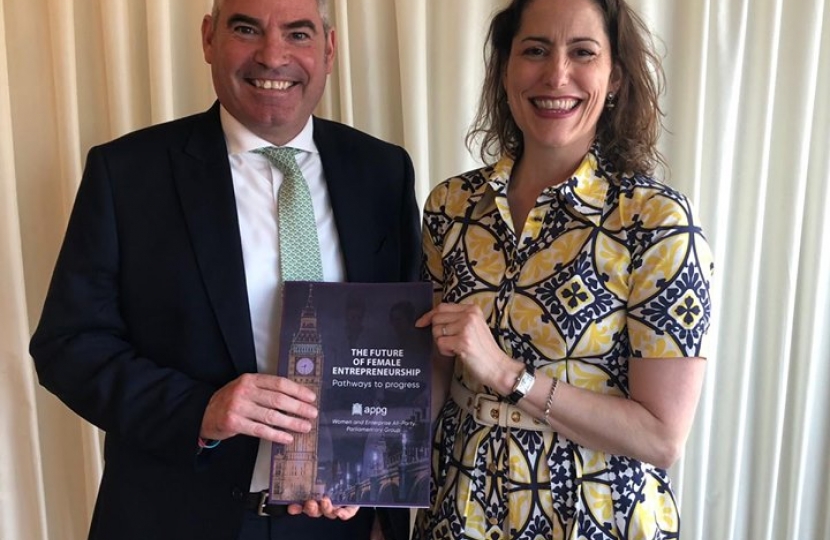 Craig with Minister for Women and Equalities, Victoria Atkins MP