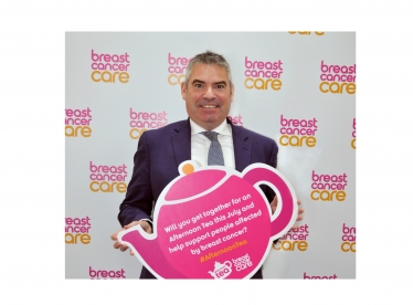 Craig at the Breast Cancer Care event